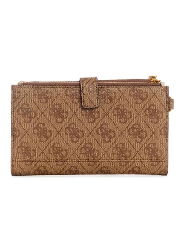 Кошелек GUESS Kristle Zip Organizer Light Brown