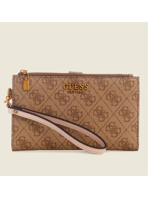 Кошелек GUESS Kristle Zip Organizer Light Brown