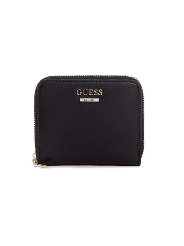 Кошелек GUESS Hensely Small Zip-Around Wallet Black