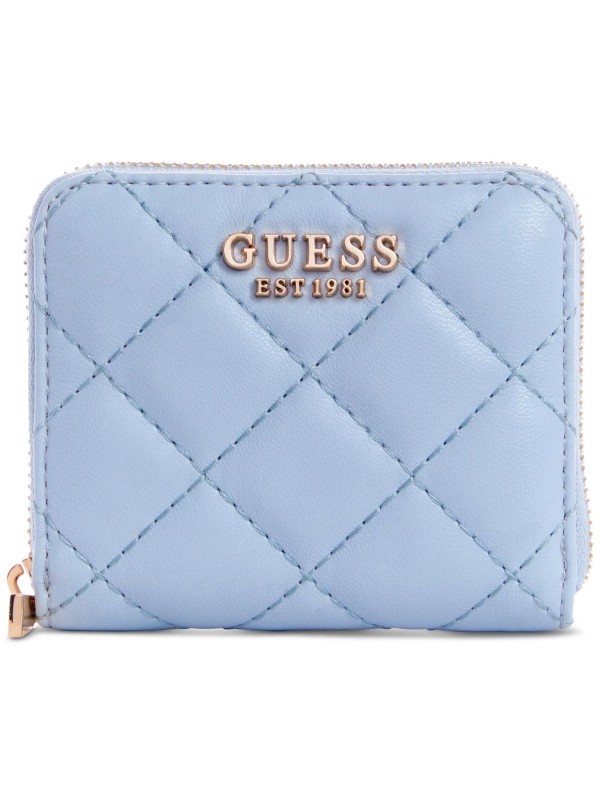 Кошелек GUESS Cessily Small Zip Around Light blue