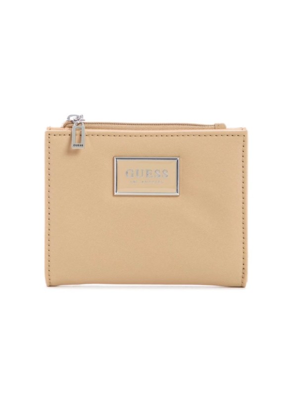 Кошелек GUESS Saretha Snap Wallet Beige