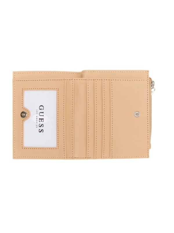 Кошелек GUESS Saretha Snap Wallet Beige