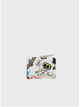 Гаманець Marc Jacobs The Sticker Utility Snapshot Mini Compact White