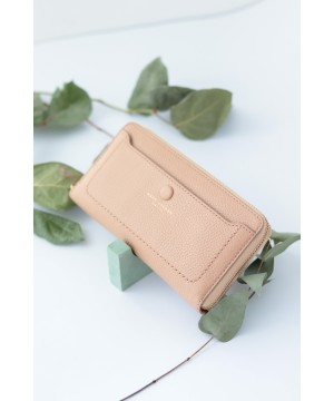 Marc Jacobs Zip around wallet Beige