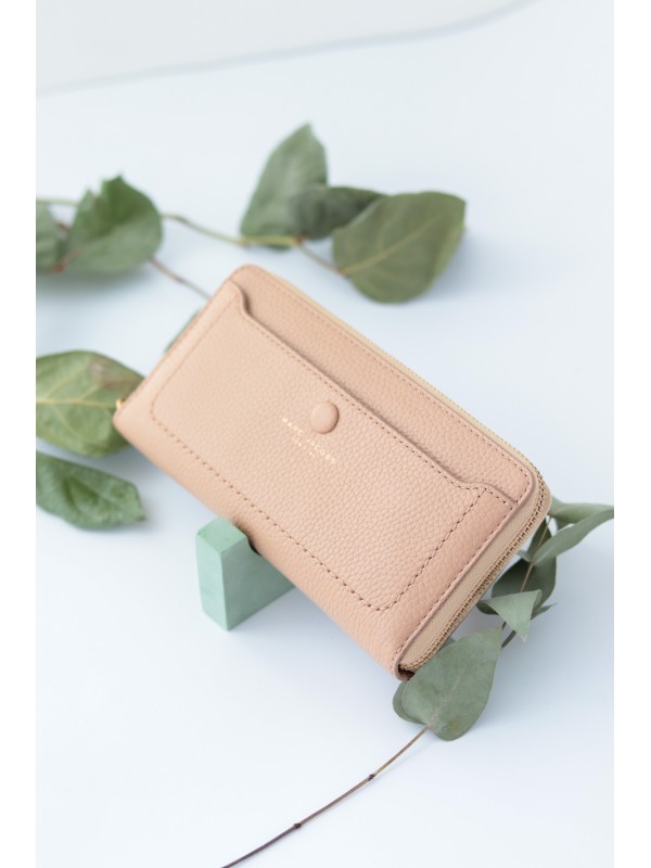 Marc Jacobs Zip around wallet Beige