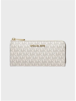 Кошелек Michael Kors Jet Set Travel Large Quarter-Zip Vanilla Logo