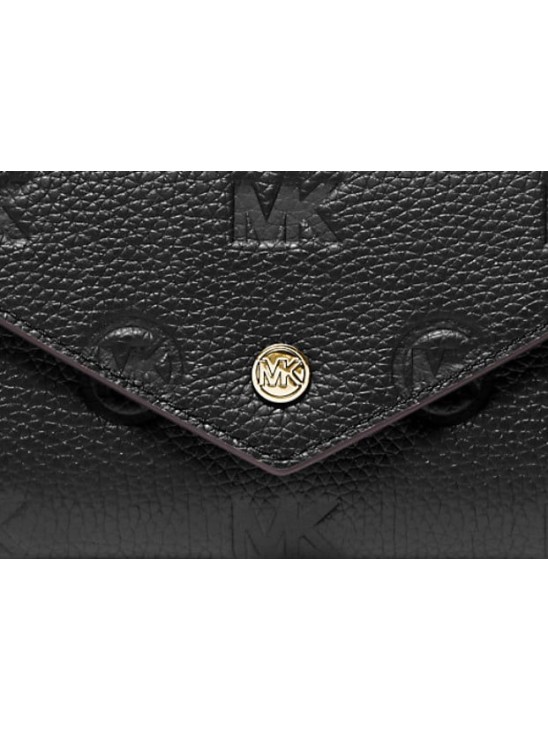 Кошелек Michael Kors Jet Set Travel Leather Wallet Black