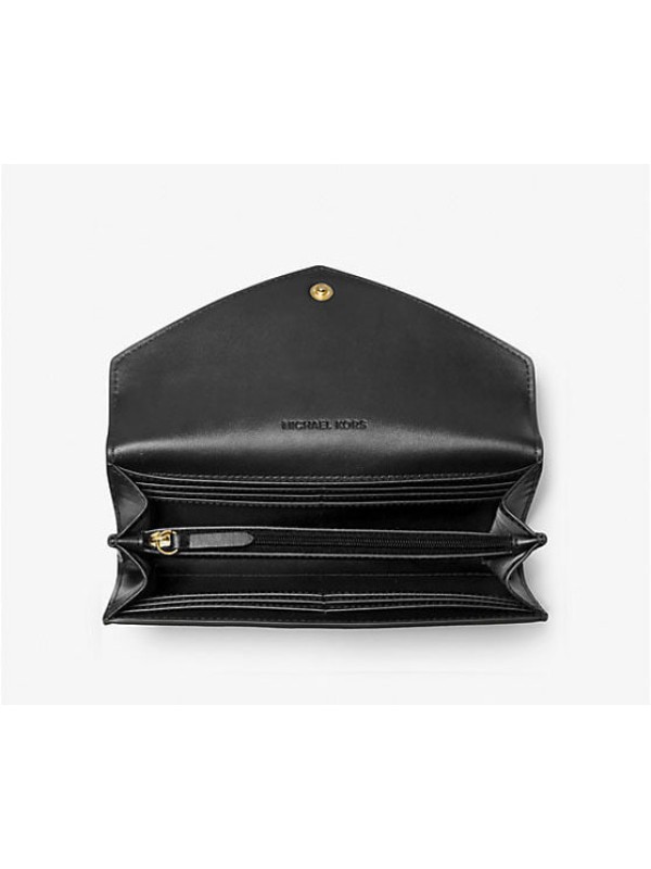 Гаманець Michael Kors Jet Set Travel Leather Wallet Black