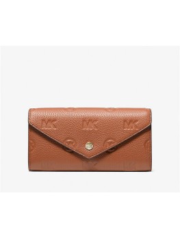 Кошелек Michael Kors Jet Set Travel Leather Wallet Brown
