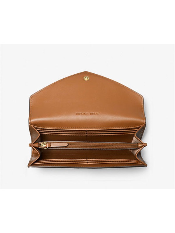 Кошелек Michael Kors Jet Set Travel Leather Wallet Brown