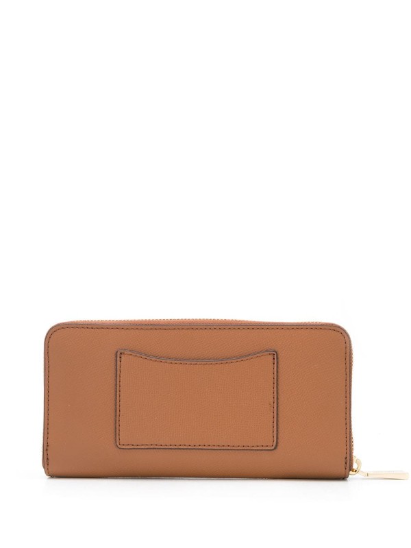 Michael Kors Saffiano Leather Continental Wallet Brown