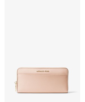 Michael Kors Saffiano Leather Continental Wallet Soft pink