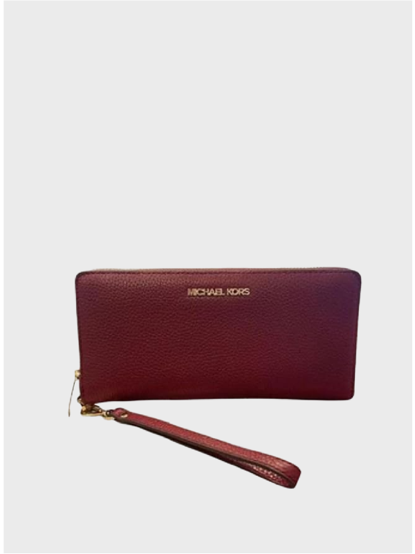 Гаманець Michael Kors Jet Set Travel Large Continental Leather Oxblood