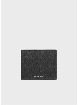 Мужской кошелек Michael Kors Cooper Billfold W Passcase Black Logo