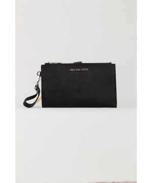 Гаманець Michael Kors Jet Set Double Zip Black/Silver