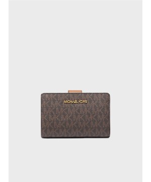 Гаманець Michael Kors Jet Set Travel Bifold Brown Logo