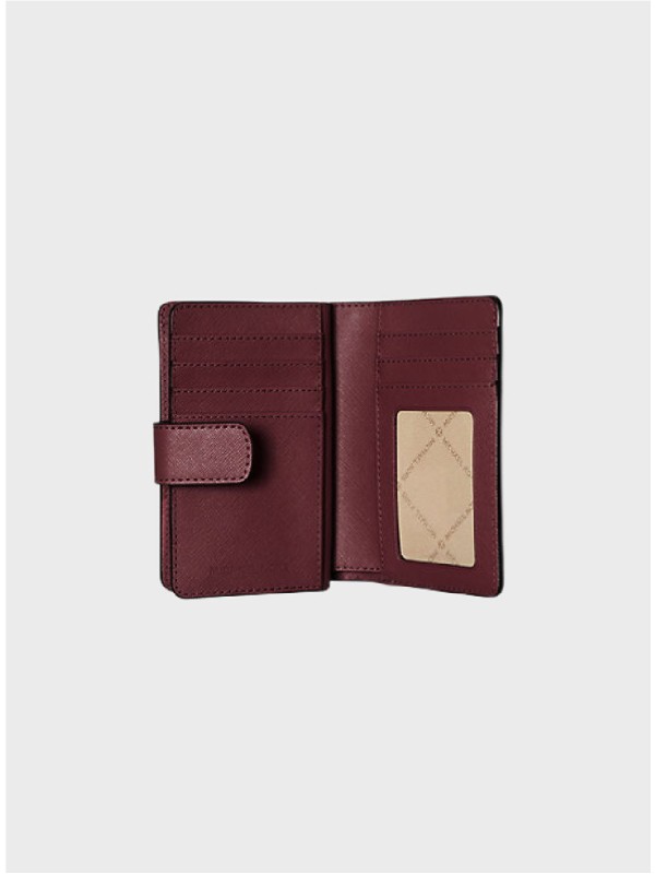 Гаманець Michael Kors Jet Set Travel Bifold Leather Oxblood