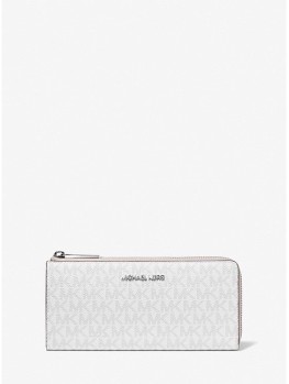 Кошелек MICHAEL KORS Jet Set Travel Large white Logo 