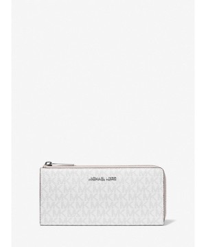 Кошелек MICHAEL KORS Jet Set Travel Large white Logo 