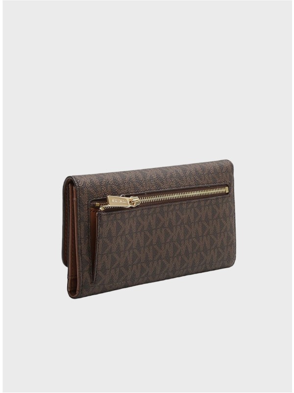 Гаманець Michael Kors Jet Set Travel Large Trifold Brown Logo