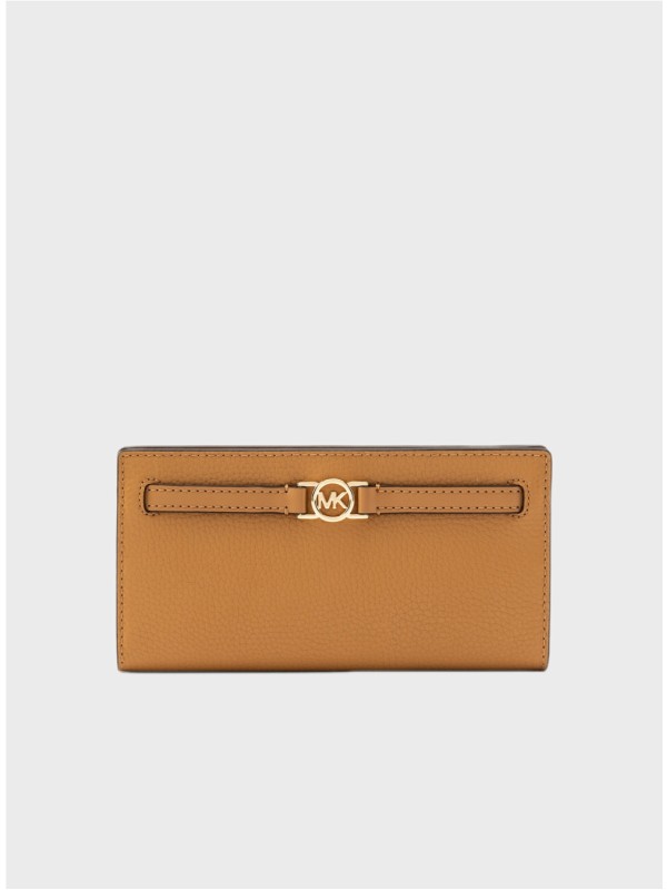 Женский кошелек Michael Kors Reed Leather Beige