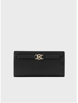 Женский кошелек Michael Kors Reed Leather Black