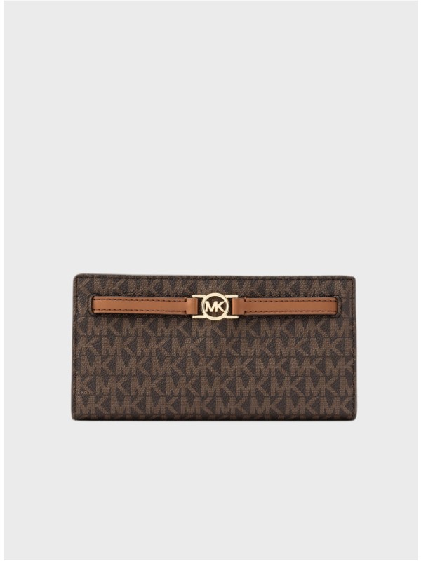 Женский кошелек Michael Kors Reed Brown Logo