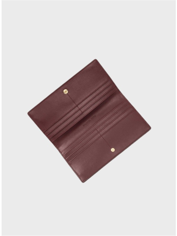 Женский кошелек Michael Kors Reed Leather Oxblood