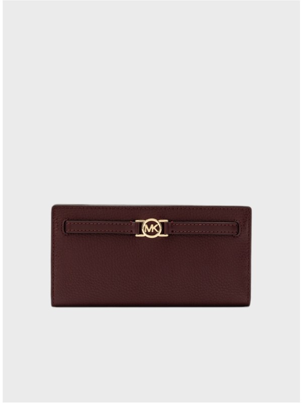 Женский кошелек Michael Kors Reed Leather Oxblood