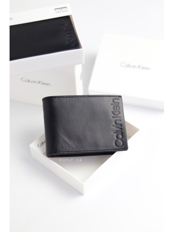 Кошелек Calvin Klein CK Men's Leather Slimfold Wallet 