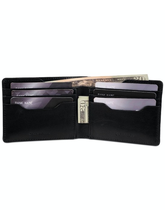 Кошелек Calvin Klein Men's RFID embossing Wallet & Key Fob Set