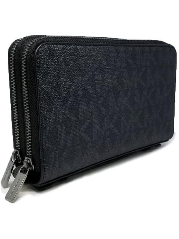 Кошелек Michael Kors Jet Set Mens Money Bag Travel Organizer Wallet Black