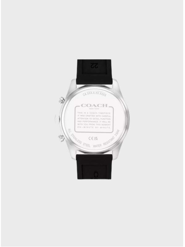 Мужские часы Coach Cole Watch, 44 Mm Black