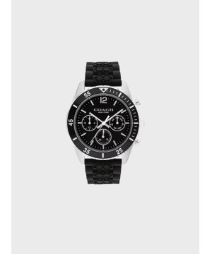 Мужские часы Coach Cole Watch, 44 Mm Black