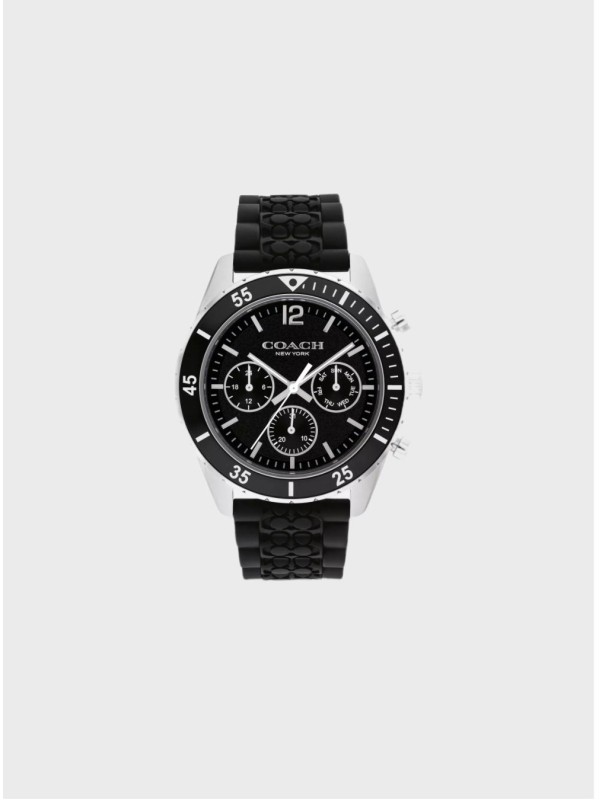 Мужские часы Coach Cole Watch, 44 Mm Black