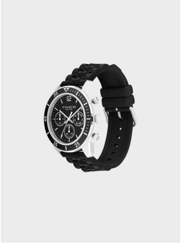 Мужские часы Coach Cole Watch, 44 Mm Black