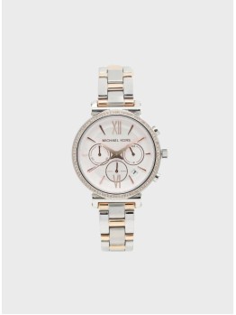 Жіночий годинник Michael Kors 6558 Gold Silver