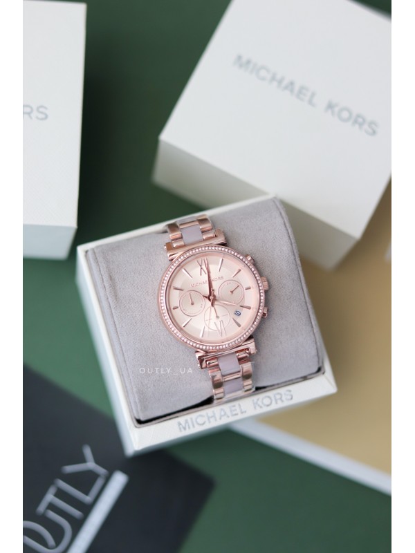 Женские Часы Michael Kors 6650 Rose Gold