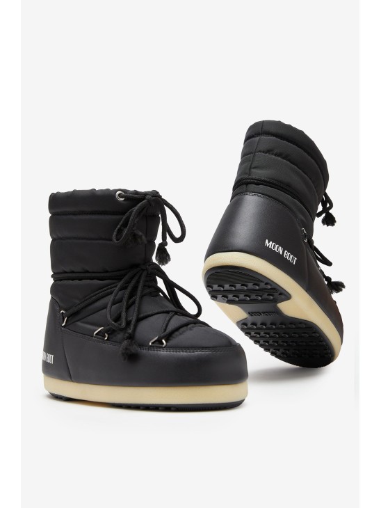 Черевики Moon Boot Icon Light Low Black Nylon
