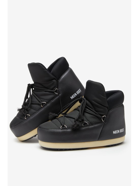 Черевики Moon Boot Icon Black Nylon Pumps