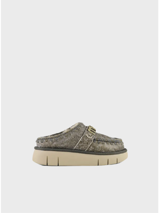 Жіночі клоги Mou Bounce Clog Special Leather Green