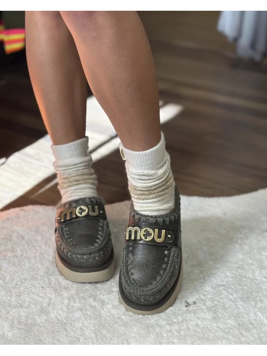 Жіночі клоги Mou Bounce Clog Special Leather Green