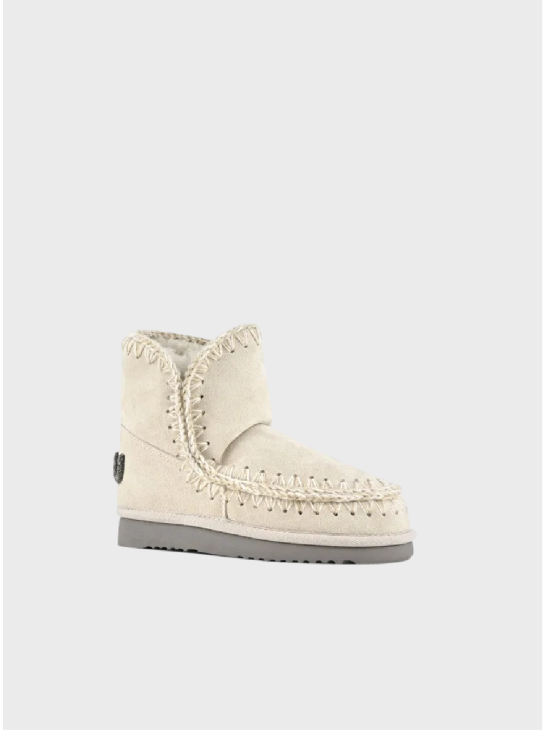 Жіночі черевики снігоходи Mou Eskimo 18 Glitter Logo молочні
