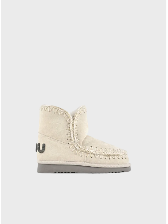 Жіночі черевики снігоходи Mou Eskimo 18 Glitter Logo молочні