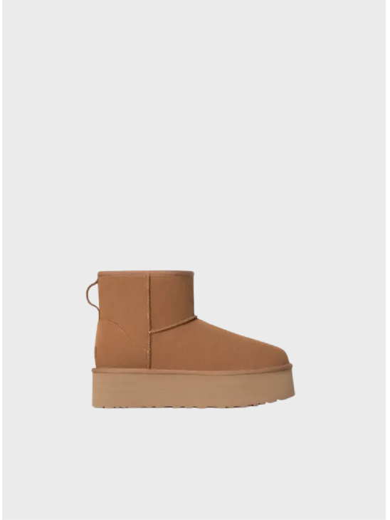 Женские угги UGG Classic Mini Platform Chestnut