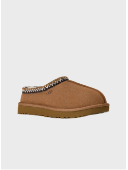 Женские замшевые тапочки UGG Tasman Brown