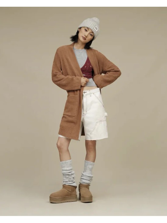 Женские угги UGG Classic Ultra Mini Platform Brown